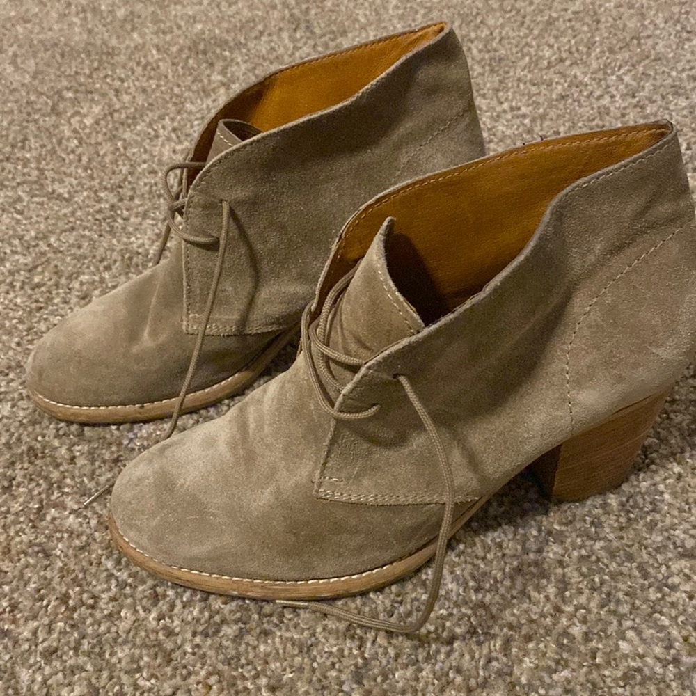 Madewell 1937 Footwear lace up booties size 7